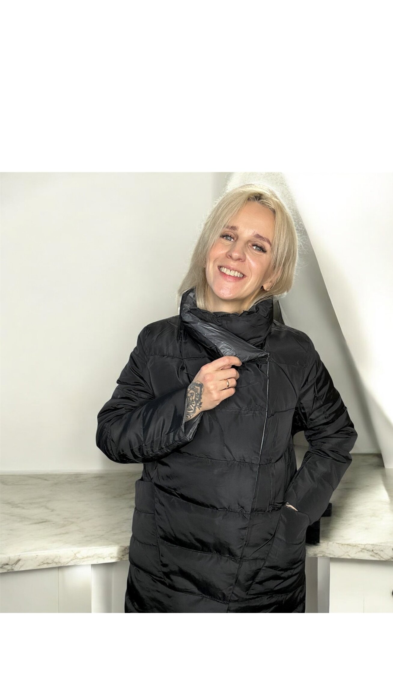 DVIPUSĖ ŽIEMINĖ STRIUKĖ BE KAPIŠONO  ,,2in1” 1