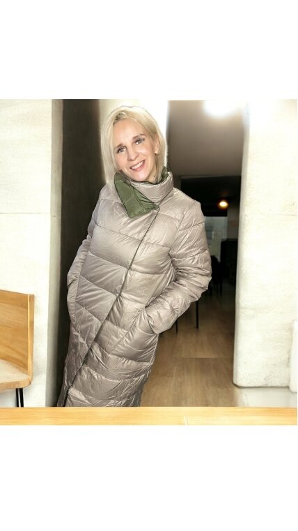 DVUPUSĖ STRIUKĖ BE KAPIŠONO -2in1 ,,ELEGANTIŠKOJI” 2