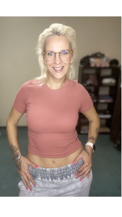 PALAIDINĖ ,,CROP TOP DUSTY PINK “
