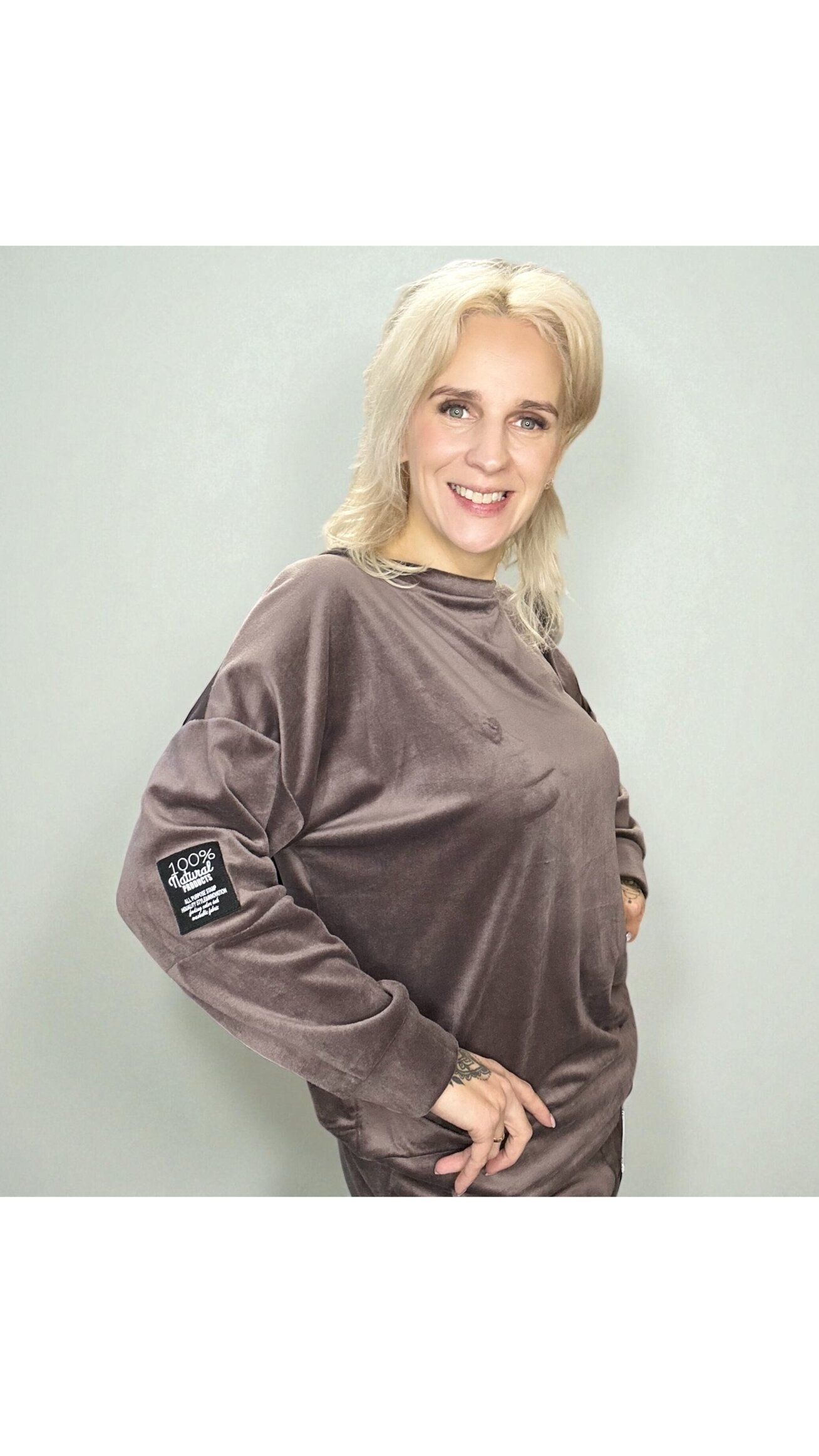 VELIŪRINIS MINKŠTAS DVIEJŲ DALIŲ KOMPLEKTAS 2